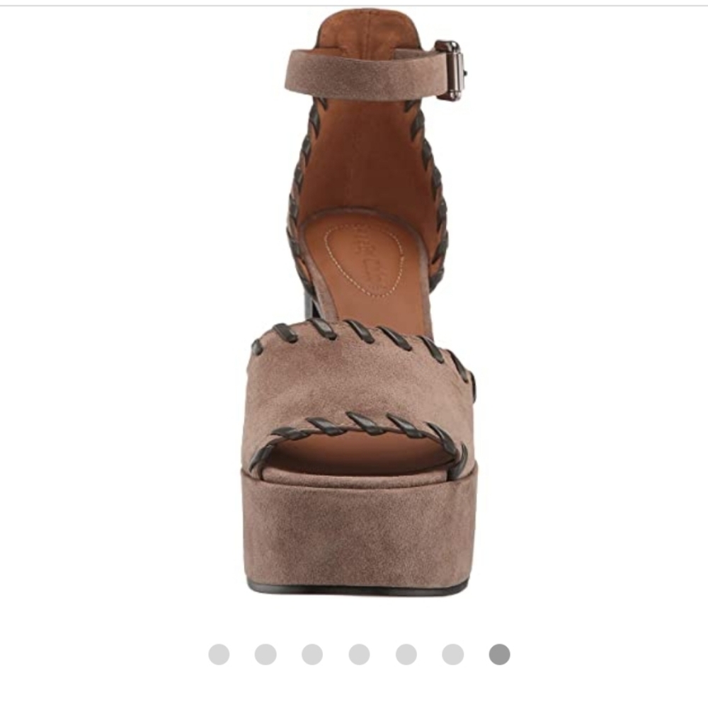See by Chloé Platform Heels in Taupe - Picture 2 of 10